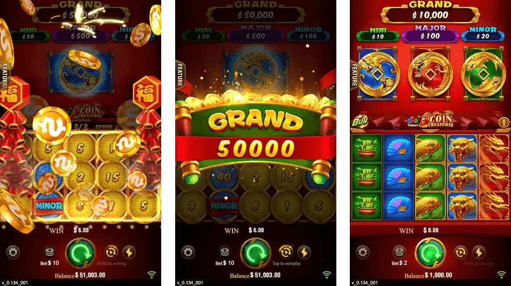 3 Coins Odds96Bonus Bonus